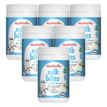 헬써리즈(Healtheries) 헬써리즈 밀크 바이트 (칼슘) 츄어블 - 바닐라맛 50정 X 6개, 300정, 1세트