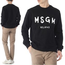 [엠에스지엠] 23SS MSGM 브러시드 로고 맨투맨 2000MM513 200000 99