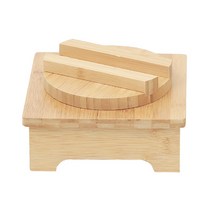 인덕션 스텐 통3중 압력솥 1L 1~2인용, [추가상품] 1L 대나무받침대(1~2인용)