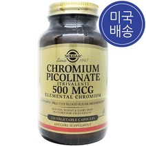 솔가 크롬 피콜리네이트 500mcg 120정, 1병
