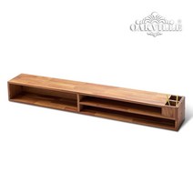 오크빌 아까시원목책꽂이선반1500