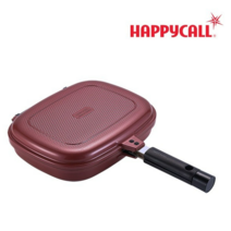 해피콜 컴팩트 점보그릴팬 샌드핑크, 300 x 285 x H 73.4 mm, 2개