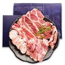 이베리코 베요타 한마리 선물세트 1kg 목살 치마살 갈비살, 1개