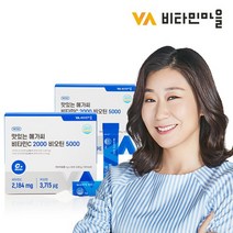 비타민마을 맛있는 메가씨 비타민C 2000 비오틴 5000 60포 X 2박스, 없음