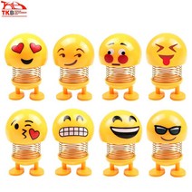 (Top100) D24 흔들흔들 이모티콘 스프링 노호혼 차량장식 _1499EA, 04 헉 부끄