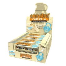 Grenade Carb Killa White Chocolate Cookie Bar 그리네이드 카브 킬라 화이트 초콜릿 쿠키 프로틴바 60g 12팩