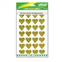 313 금색 홀로그램 19x18mm 하트스티커 탑꾸스티커 폴꾸 다이어리 스티커 다꾸용품