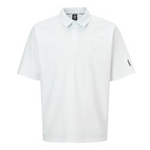 페르시안캣 MEN 레인보우팝 오버핏 티셔츠 화이트