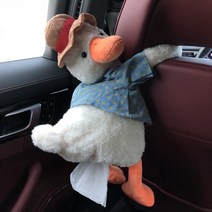 [마이랑컴퍼니] 오리 휴지케이스 휴지 걸이 각티슈 차량용 인형
