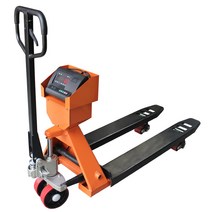 전동 저울카트 핸드 파렛트 팔레트 유압 운반차 전자, 1톤 외부폭 56CM 사일런트 휠