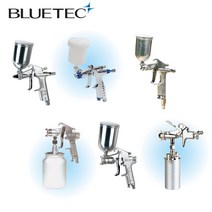 블루텍 에어스프레이건 세트 좁은공간 작업 소량, W-71 SET (1.5MM)