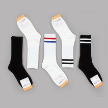 인타입 삭스 국내제작 여성용 크루삭스 긴목 양말 테니스 양말 KR