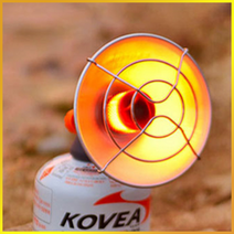 LF 캠핑 핸디 이소가스히터 난로 캠핑 차박난로 [전용 케이스] 코베아 핸디썬 부탄가스히터 심지난로 낚시용 난로, 휴대용 핸디 히터+부탄가스 어댑터