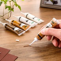 견고한 나무 문 바닥 가구 수리 페이스트 구덩이 스크래치 재료 앵커 와이어 페인트 15g, 05 Light Teak 15g