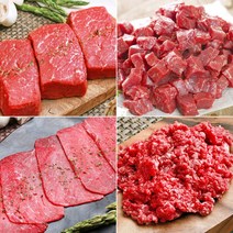 호주산 우둔살 1kg 2kg 커팅선택 식단 헬스 다이어트 구이용 수입 냉동 장조림 소고기, 1.스테이크, (400g), 1개