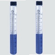 유리눈금캡시험관(26x200mm/1pcs) 50ml 투명 실험용시험관(경질유리)