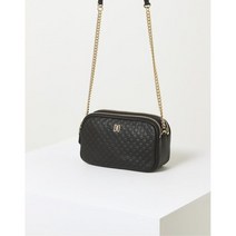 22SS [LOUIS DD] 블랙 DD 로고패턴 가죽 미니크로스백 (복스피) DCWA2E537BK