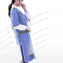 방사선 납복 차폐복 보호복 엑스레이 CT 실험 방호복, 모자 0.5, 1개