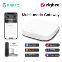 BSEED 투야 지그비 스마트 게이트웨이 허브 무선 홈 브리지 와이파이 스위치 리모컨 라이프 알렉사, 03 4 Pieces_01 Zigbee Gateway