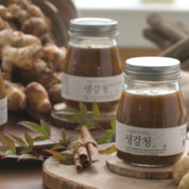 서산 생강청 생강라떼 수제 진저 400g 3병, 400g3병(포장O)