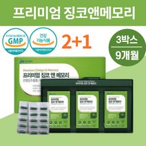 두뇌영양제 뇌영양제 은행잎추출물 대두레시틴 두뇌영양제 고시생 대치동 강남 기억력영양제 대용량, JW중외제약 프리미엄징코앤메모리 90캡슐X3