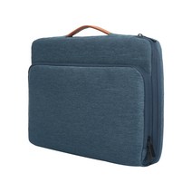 티토시아 노트북 가방 laptop bag 맥북 그램 삼성 갤럭시 이온 에어백쿠션 360도 보호 파우치, 틸 그린