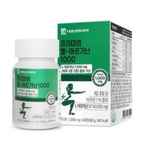 대웅생명과학 프리미엄 엘-아르기닌 1000 타우린함유 60정 1병(1개월분)