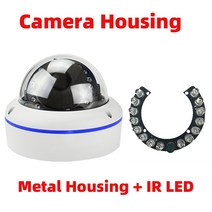 CCTV 하우징 케이스 ip66 ir 방수 돔 카메라 금속 커버 38x38mm ccdcmosipc 칩셋 용 보안 쉘