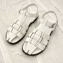 소가죽 김나영 위빙 피셔맨 샌들 김나영신발 샌들메이커