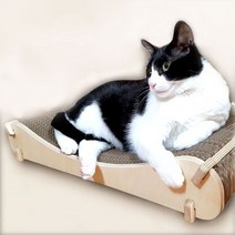 고양이 반려묘 원목 소파 스크래쳐 스크래칭 방석, 없음