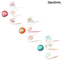 다이와 참돔 타이라바 스커트 3개 셋트 코우가 베이러버 프리 알파 원데이팩, 120g, 코우가 레드