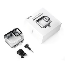 TELESIN 60M 방수 케이스 GoPro Hero 10 9 수중 다이빙 하우징 커버 GoPro Hero 9 다이빙 필터 포함 10 액세서리, Waterproof Case