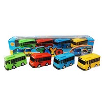 다이캐스트 장식품 4 개대 small car 한국어 만화 tayo little bus araba oyuncak car model pull back toy car kids 수집, 1 세트
