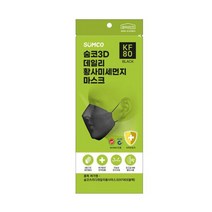 KF80 국산 마스크 대형플러스 1매 블랙, 단품, 단품
