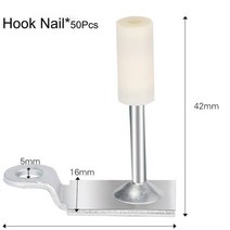 네일건 타정기 타카 미니 스틸 손톱 기계 리벳 도구 콘크리트 벽 앵커 와이어 슬롯 장치 장식 리벳 터프팅 전동 공구 홈 diy, 협력사, 후크 못