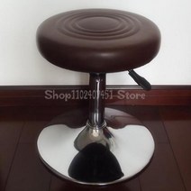 리프팅 의자 회전 바 의자 프런트 데스크 의자 아름다운 작은 원형 의자 금전 등록기 실험실 이발 네일 작업 의자, 38.5x54cm    5