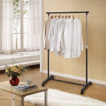 왕자행거 왕자 와이드이동식행거_선택형_009, 1.블랙_009