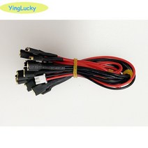 노리박스 월광보합 오락기DIY 아케이드 키트 와이어 Sanwa 조이스틱 및 버튼 USB 인코더 판도라 박스 연결, 06 2pcs1Player led 6.3