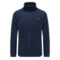 발열 남자 USB 온수 양 털 자 켓 겨울 난방 패딩 스마트 서 모스 탯 순수 컬러 의류, 04 Blue Jacket_04 XXL