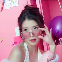 페메커비 KPOP 아이돌 아이유선글라스 틴트 변색선글라스 칼리슨 버블 껌