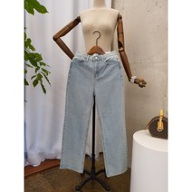 [봄신상 무배] 블루루 와이드 핏 짱짱 롱 청바지