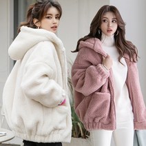 [나크21] (55~88) 캐쥬얼 양털 후드 집업 NK14-J-21