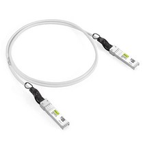 [화이트] 컬러 10G SFP+ DAC 케이블 - 시스코 SFP-H10GB-CU0.5M 유비퀴티 유니파이 디링크 슈퍼마이크로 넷기어 미크로틱 포티넷용 트위낵스 SFP 케, 1, 0.5m