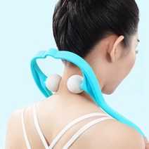 빼다 골프공 목 어깨 척추 짜릿한 셀프 지압 마사지 안마기, 민트, 1개
