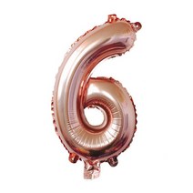 애드벌룬 에드벌룬 현판식 제막식천16 인치 32 골드 실버 0-9 번호 호일 풍선 도움말 헬륨 생일 웨딩 장식, 07 Rose gold  6_02 32 인치