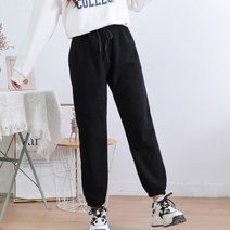 미미캐츠 안감 기모 골덴 조거 밴딩팬츠