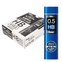 펜텔 아인 슈타인 샤프심 HB, 0.5mm, 10개입, 1개
