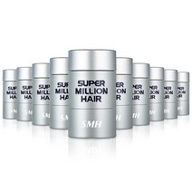 슈퍼밀리언헤어 흑채 25g 10개, 검정색