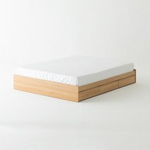 [무헤드+초깔끔침대] 파로마 타이디2 멀티수납 침대 슈퍼싱글 프레임만 / 학생침대 원룸침대 서랍침대 수납형침대, 오크