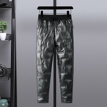 남자방한 패딩 바지 2021 브랜드 다운 바지 스웨트 팬츠 카고 남성 의류 Techwear Joggers 겨울 캐주얼 한